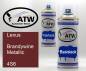 Preview: Lexus, Brandywine Metallic, 4S6: 400ml Sprühdose + 400ml Klarlack - Set, von ATW Autoteile West.